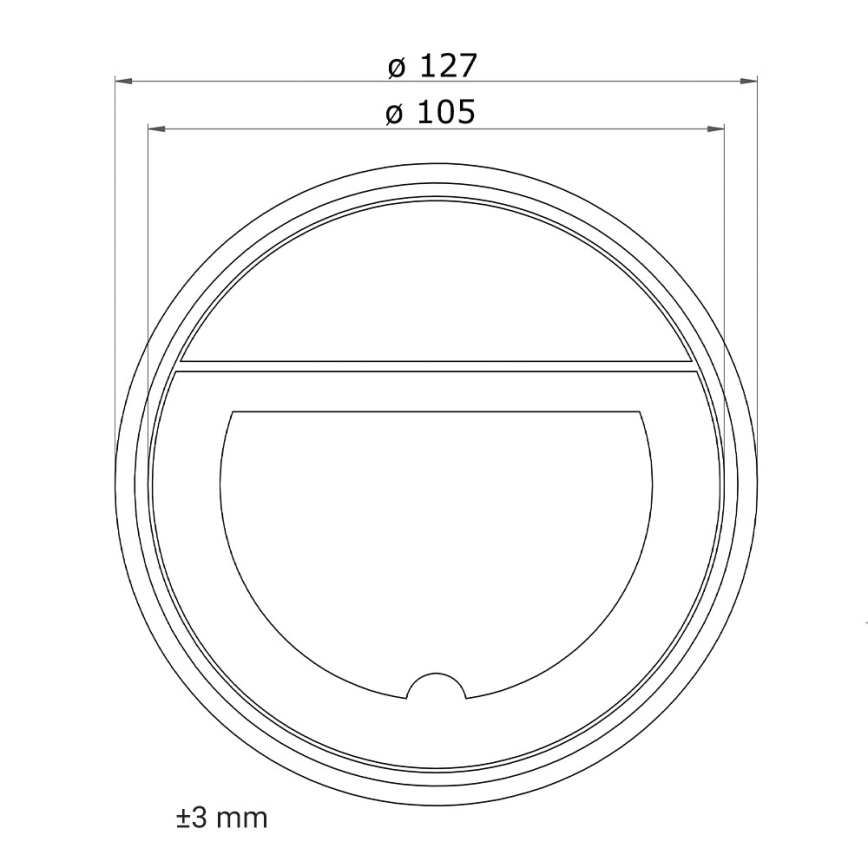 Dalap 2991 - Герметичен възвратен клапан за тръбопровод GBV 125, непропусклив за миризми и пара