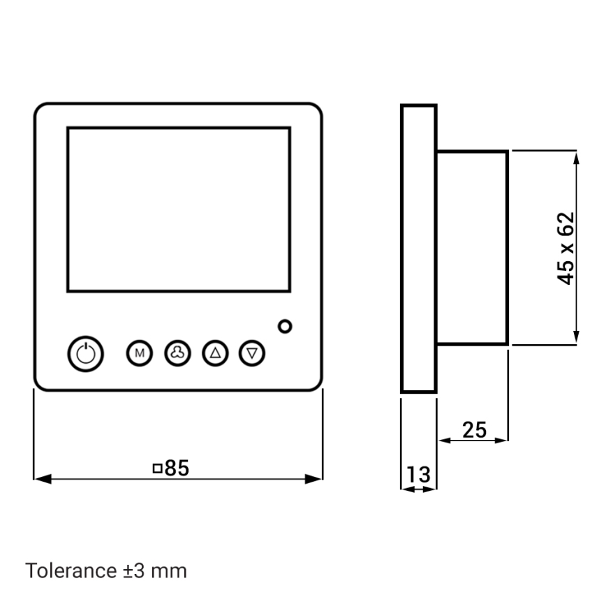 Dalap 55560 - Рекуператор за стая ZEPHIR SIMPLE 4,3W/230V
