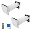 Dalap 55561 - Комплект 2x рекуператор за помещение ZEPHIR SIMPLE DOUBLE 7,61W/230V