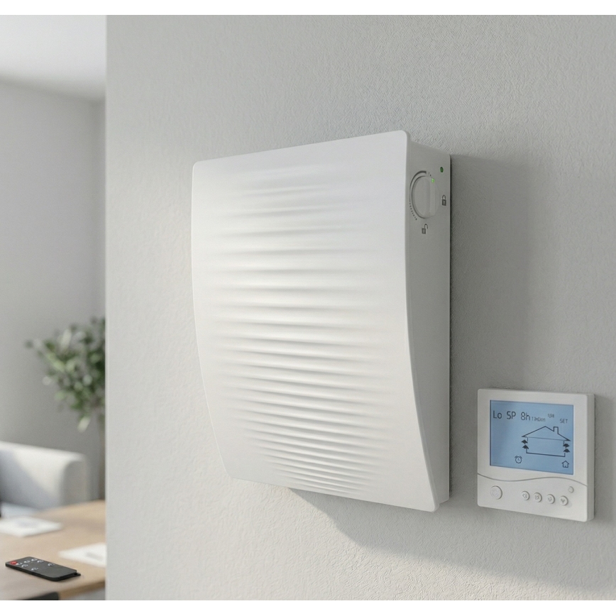 Dalap 55561 - Комплект 2x рекуператор за помещение ZEPHIR SIMPLE DOUBLE 7,61W/230V