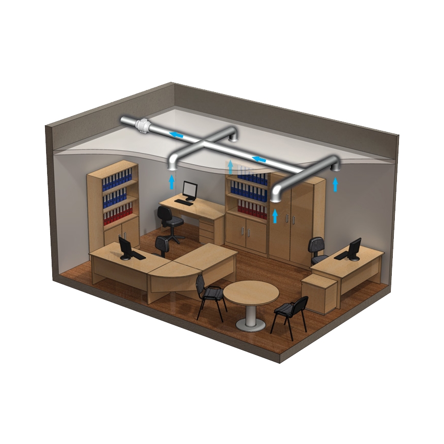 Dalap 8199 - Аксиален вентилатор AP PROFI 100 25W/230V