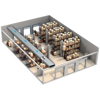 Dalap 8199 - Аксиален вентилатор AP PROFI 100 25W/230V