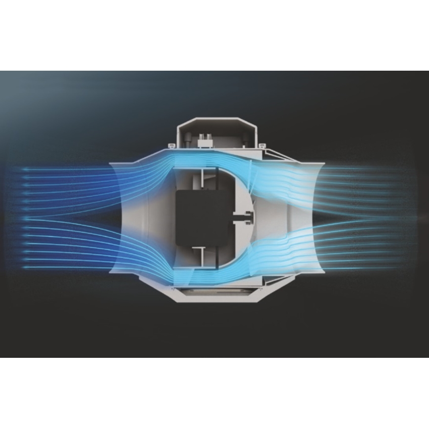 Dalap 8199 - Аксиален вентилатор AP PROFI 100 25W/230V