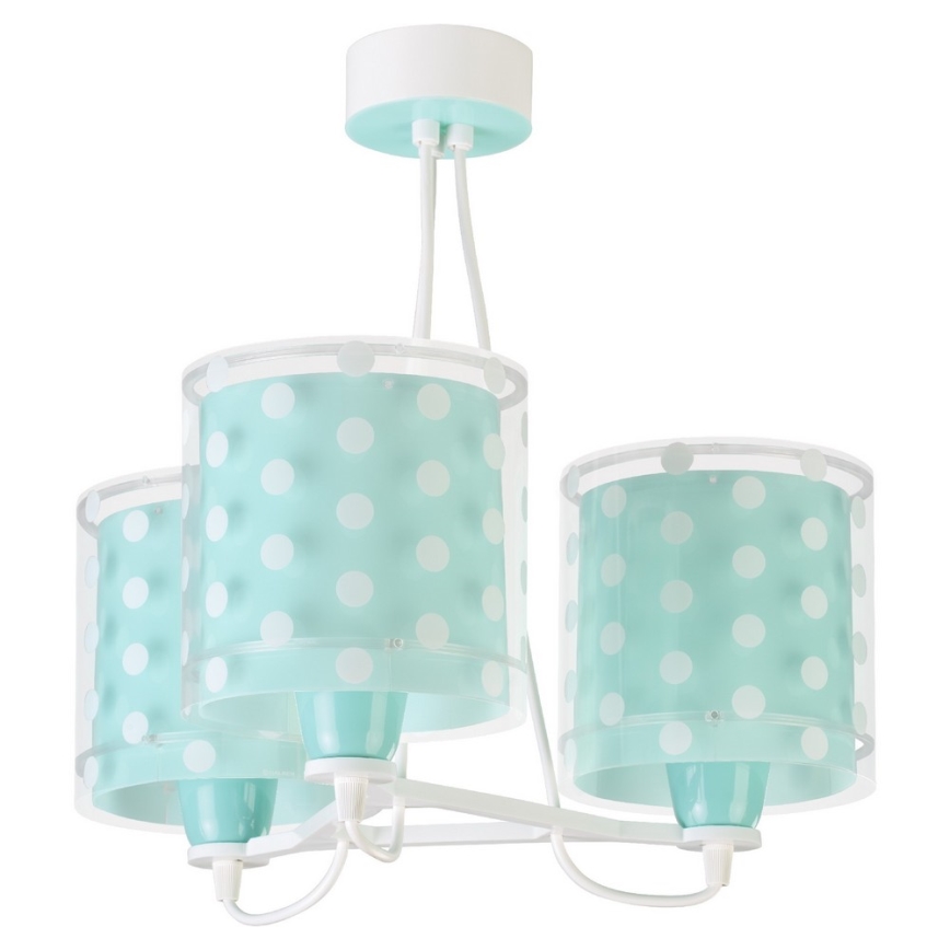 Dalber 41007H - Детски полилей DOTS 3xE27 / 60W / 230V