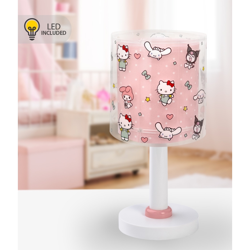 Dalber 41251 - LED детска лампа HELLO KITTY&FRIENDS 1xG4/4W/230V розова