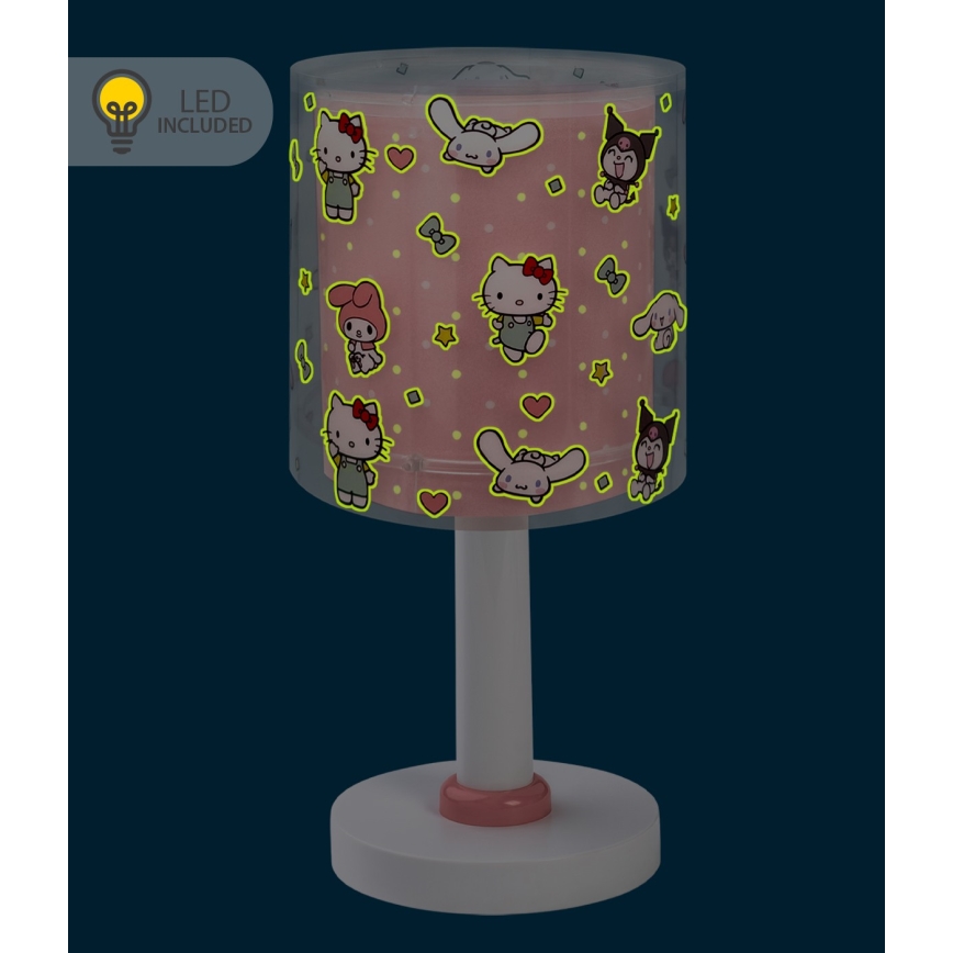 Dalber 41251 - LED детска лампа HELLO KITTY&FRIENDS 1xG4/4W/230V розова