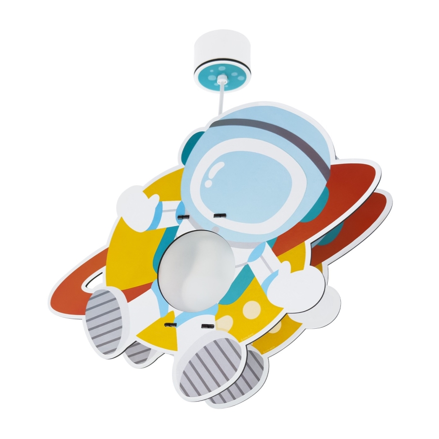 Dalber 41347 - Детски полилей ASTRONAUT 1xE27/15W/230V