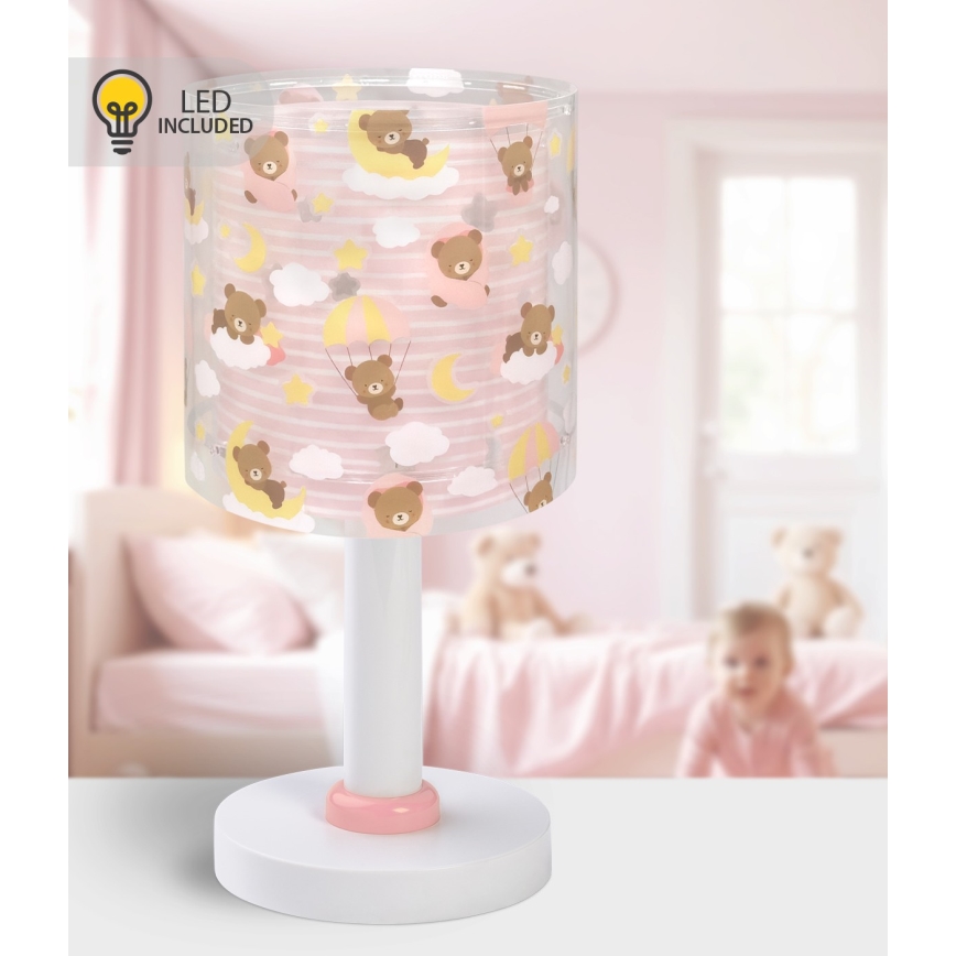 Dalber 41571S - LED детска нощна лампа BABY TEDDY 1xG4/4W/230V розова