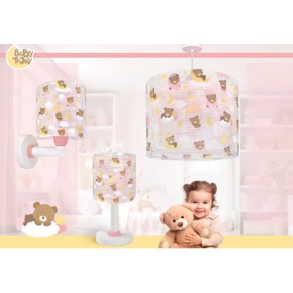 Dalber 41571S - LED детска нощна лампа BABY TEDDY 1xG4/4W/230V розова
