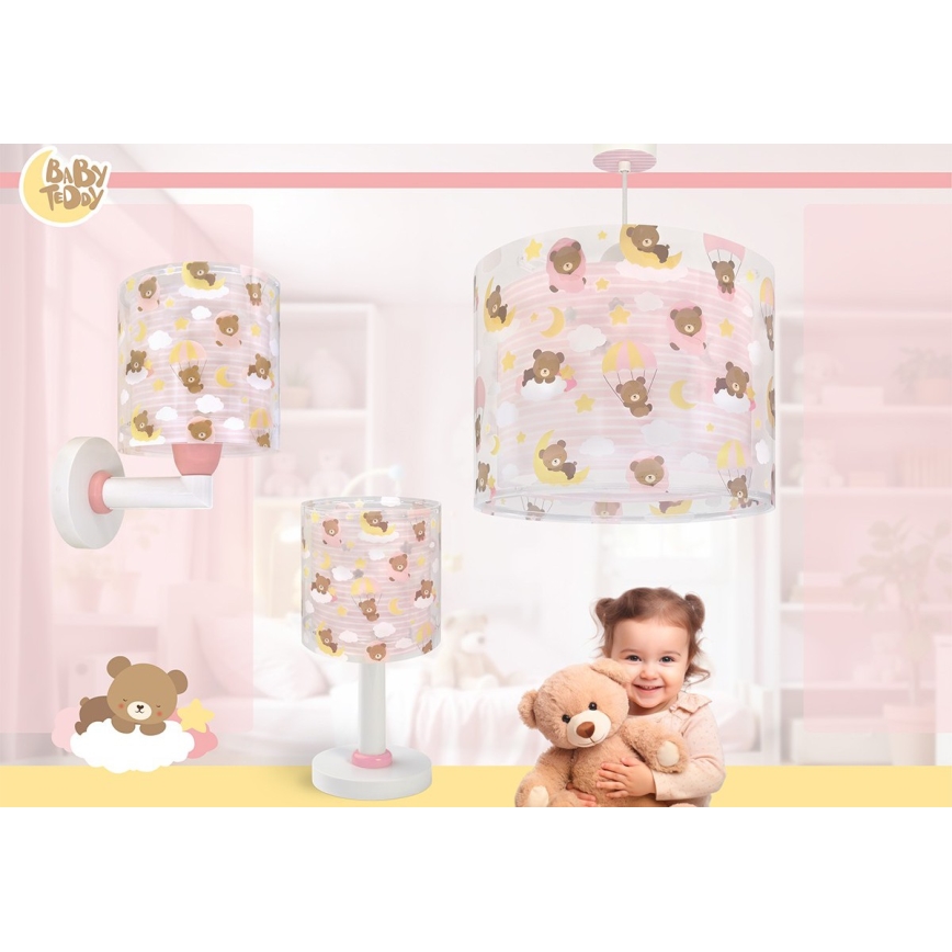 Dalber 41571S - LED детска нощна лампа BABY TEDDY 1xG4/4W/230V розова