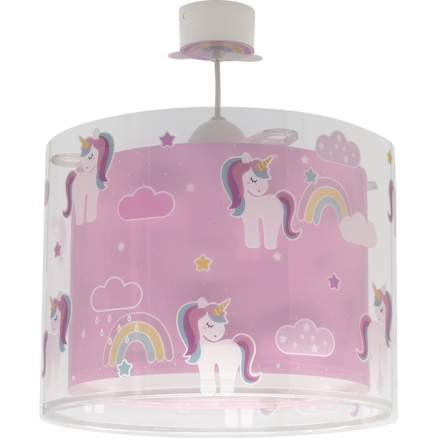 Dalber 41592 - Детски полилей UNICORNS 1xE27/60W/230V