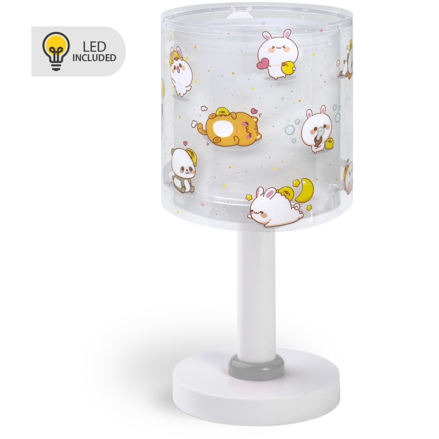 Dalber 41761E - LED детска лампичка KAWAII FRIENDS 1xG4/4W/230V сива