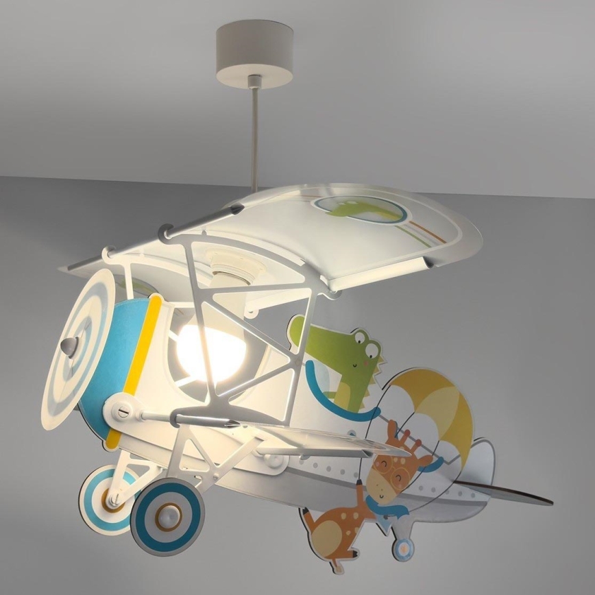 Dalber 54542 - Детски полилей LITTLE CROCODILE 1xE27/15W/230V