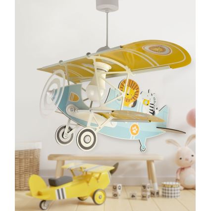 Dalber 54602 - Детски полилей LITTLE LION 1xE27/15W/230V
