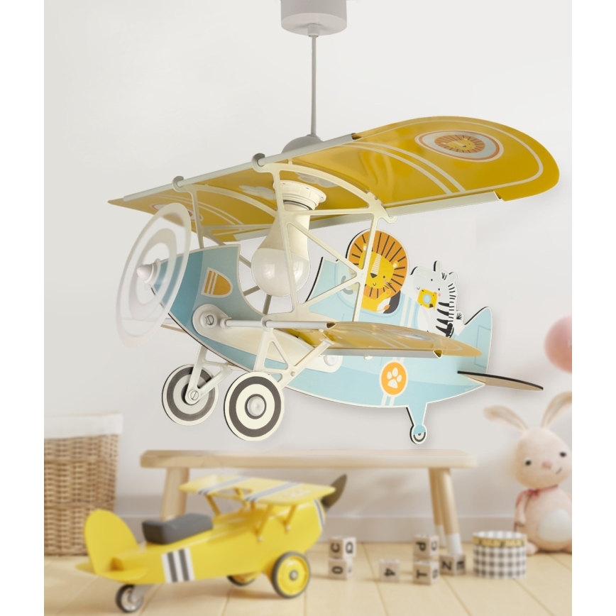 Dalber 54602 - Детски полилей LITTLE LION 1xE27/15W/230V