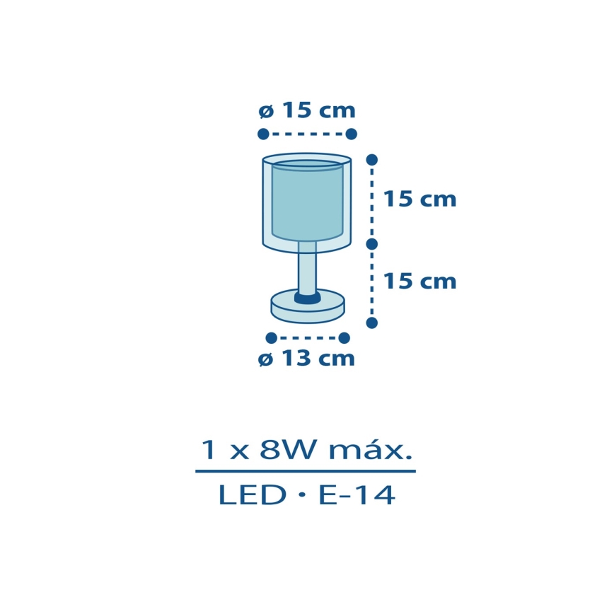 Dalber 60611N - LED детска лампа POLICE 1xG4/4W/230V пъстроцветна