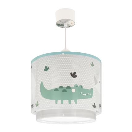 Dalber 60622 - Детски полилей RHICO AND CROCO 1xE27/15W/230V