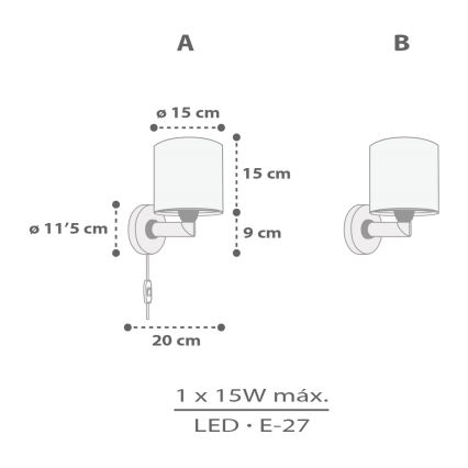 Dalber 60629 - Детски аплик RHICO AND CROCO 1xE27/15W/230V