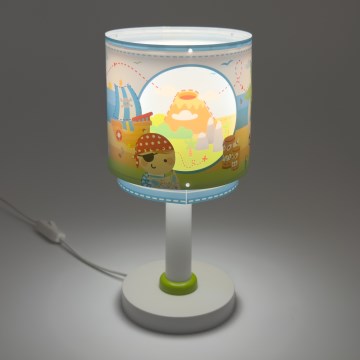 Dalber 60651N - LED детска настолна лампа PIRATE ISLAND 1xG4/4W/230V многоцветна