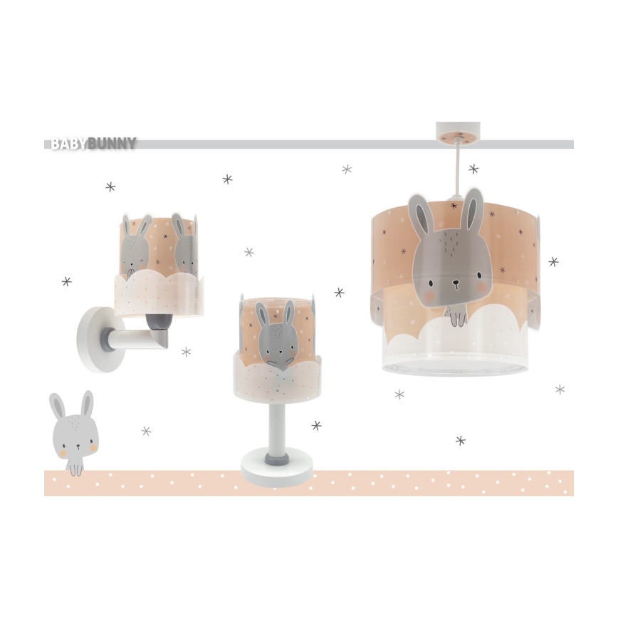 Dalber 61151S - Детска лампа BUNNY 1xE14/40W/230V оранжева