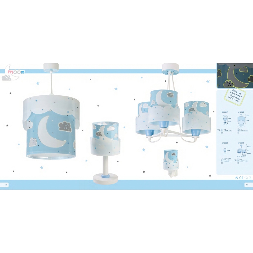Dalber 61235T - LED лампа MOON 1xE14 / 0,3W / 230V