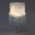 Dalber 61235T - LED Малка лампа за контакт MOON 1xE14/0,5W/230V