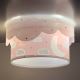 Dalber 61236S - Детска лампа MOON 2xE27/60W/230V розова