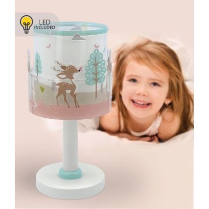 Dalber 61271N - LED детска нощна лампа LOVING DEER 1xG4/4W/230V пъстроцветна