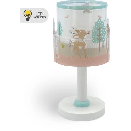 Dalber 61271N - LED детска нощна лампа LOVING DEER 1xG4/4W/230V пъстроцветна