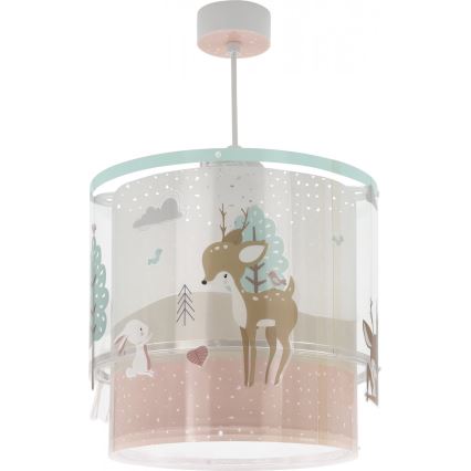 Dalber 61272 - Детски полилей LOVING DEER 1xE27/60W/230V