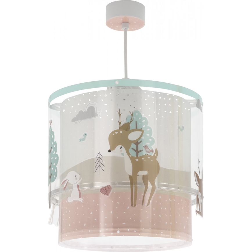 Dalber 61272 - Детски полилей LOVING DEER 1xE27/60W/230V