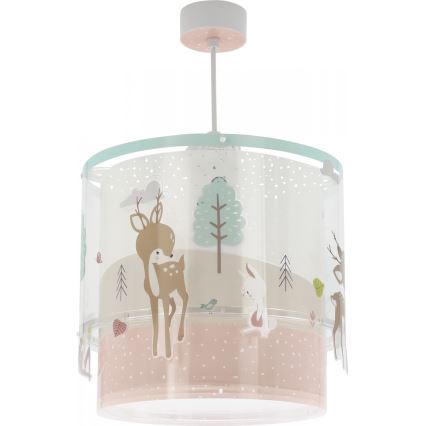 Dalber 61272 - Детски полилей LOVING DEER 1xE27/60W/230V