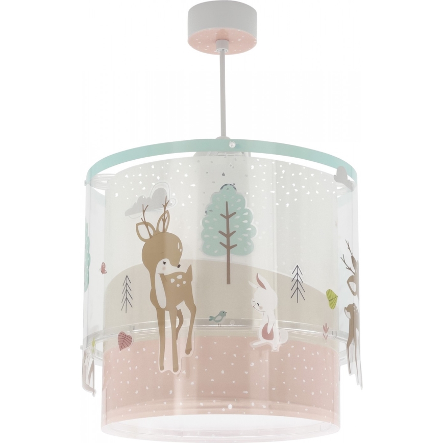 Dalber 61272 - Детски полилей LOVING DEER 1xE27/60W/230V
