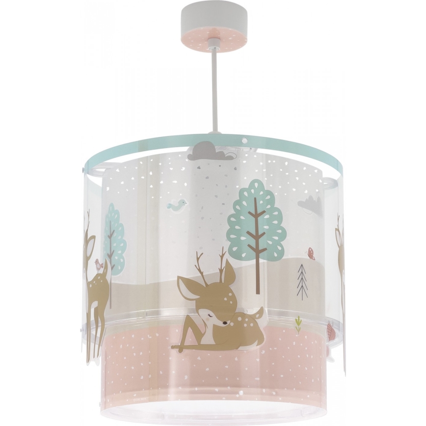 Dalber 61272 - Детски полилей LOVING DEER 1xE27/60W/230V