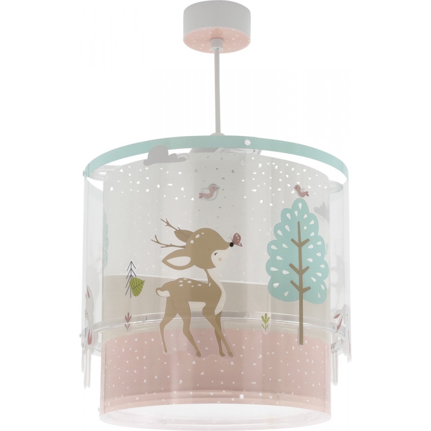 Dalber 61272 - Детски полилей LOVING DEER 1xE27/60W/230V