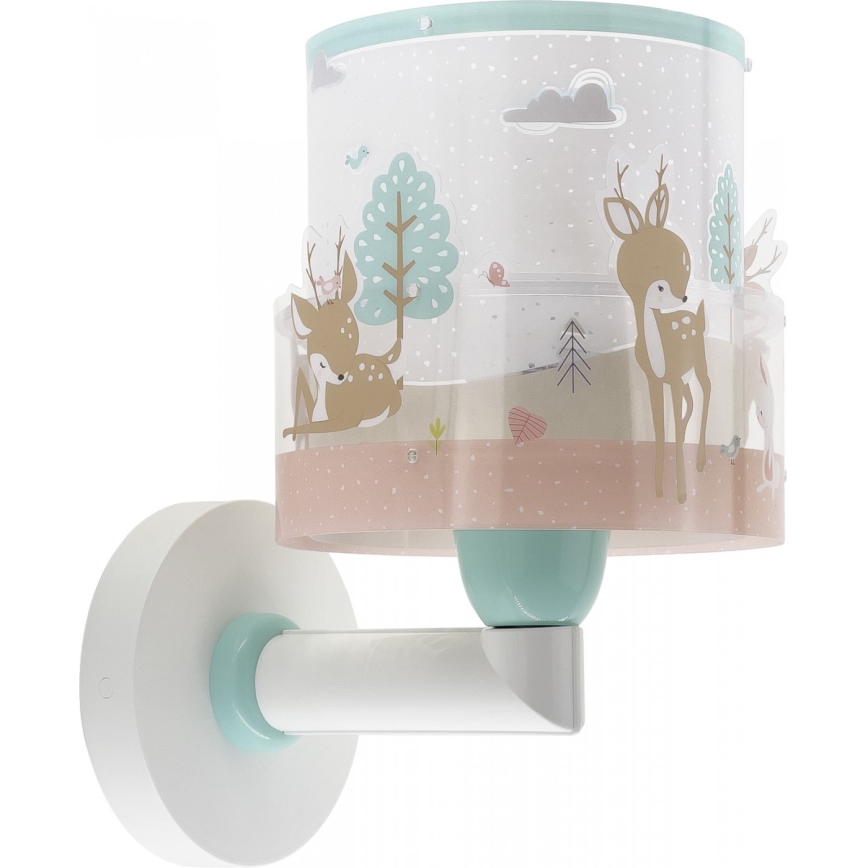 Dalber 61279 - Детски аплик LOVING DEER 1xE27/60W/230V