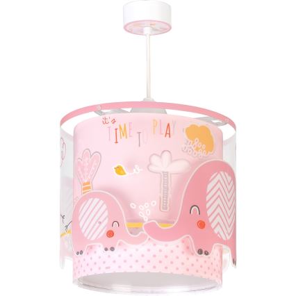 Dalber 61332S - Детски полилей LITTLE ELEPHANT 1xE27 / 60W / 230V