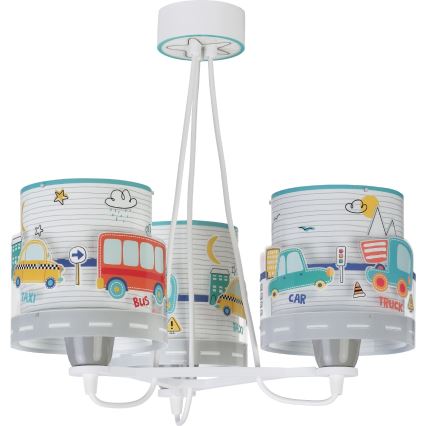 Dalber 61687 - Детски полилей BABY TRAVEL 3xE27 / 60W / 230V