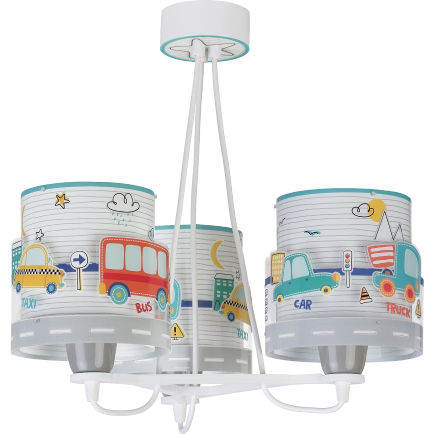 Dalber 61687 - Детски полилей BABY TRAVEL 3xE27 / 60W / 230V