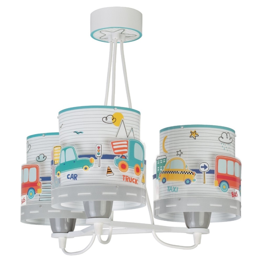 Dalber 61687 - Детски полилей BABY TRAVEL 3xE27 / 60W / 230V