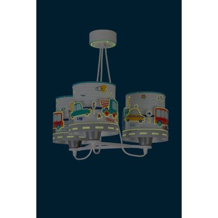 Dalber 61687 - Детски полилей BABY TRAVEL 3xE27 / 60W / 230V