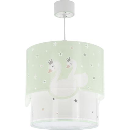 Dalber 61712H - Детски полилей SWEET LOVE 1xE27/60W/230V зелен