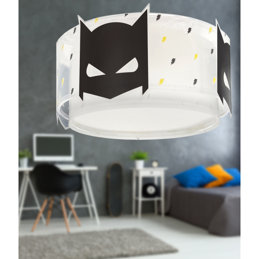 Dalber 61806 - Детска плафониера DARK HERO 2xE27/15W/230V