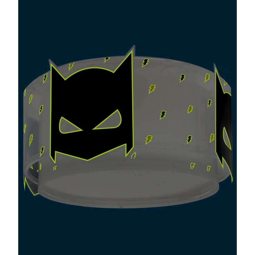 Dalber 61806 - Детска плафониера DARK HERO 2xE27/15W/230V