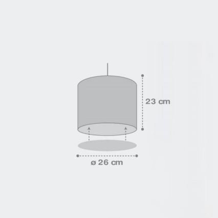 Dalber 62012S - Детски Полилей SWEET DREAMS 1xE27/60W/230V