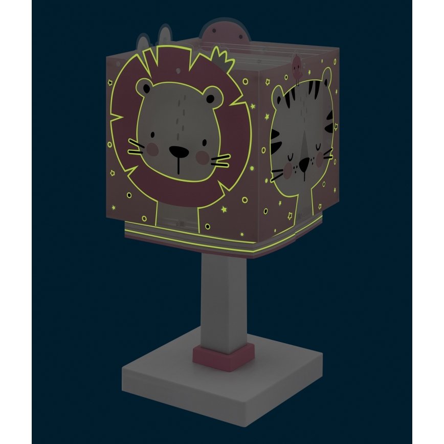 Dalber 63111NS - LED детска лампа BABY JUNGLE 1xG4/4W/230V розова