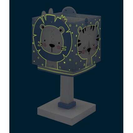 Dalber 63111NT - LED детска нощна лампа BABY JUNGLE 1xG4/4W/230V синя