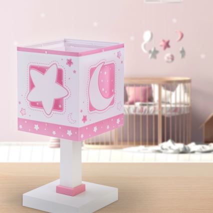 Dalber 63231NS - LED детска нощна лампа MOONLIGHT 1xG4/4W/230V розова