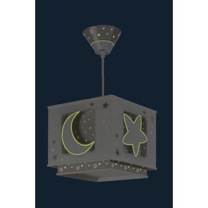 Dalber 63232E - Детски полилей MOON LIGHT 1xE27/60W/230V