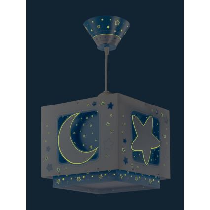 Dalber 63232T - Детски полилей MOON LIGHT 1xE27/60W/230V